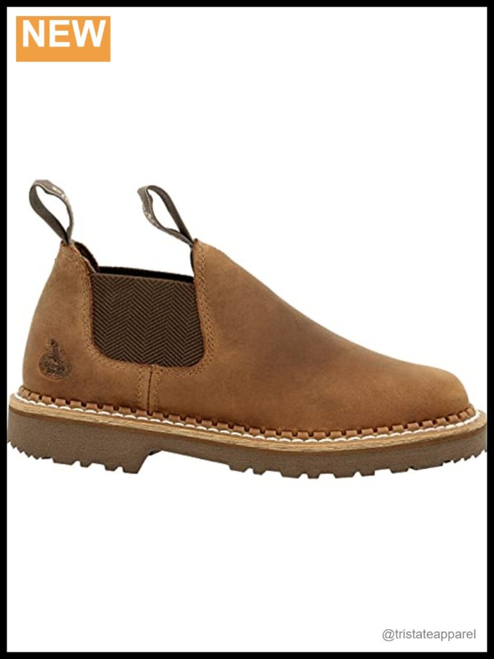 Full-Grain Leather Pull-On Work Boots, Dual Gore, Slip-Resistant, Steel Shank